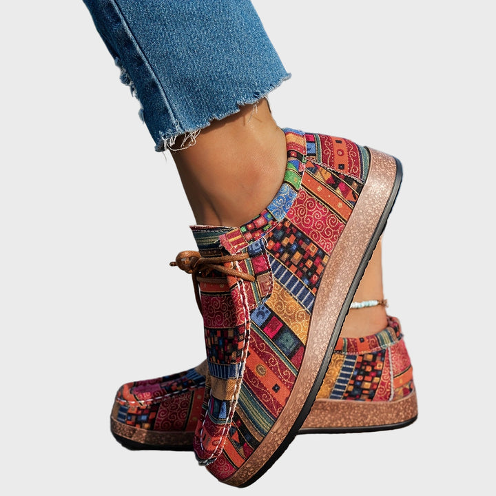 Helga | Színes patchwork kényelmes cipők