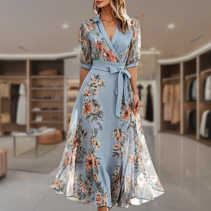 Aurora | Rochie Florală Elegantă