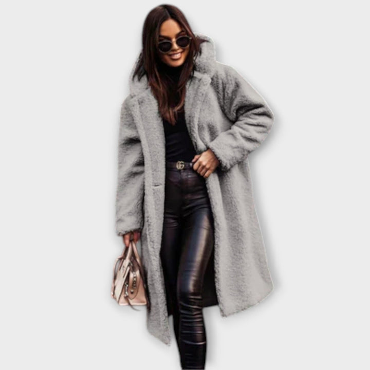 Jennifer | Luxus kapucnis gyapjú kabát