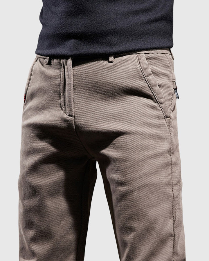 Krisztián | Slim Fit férfi pamutnadrág