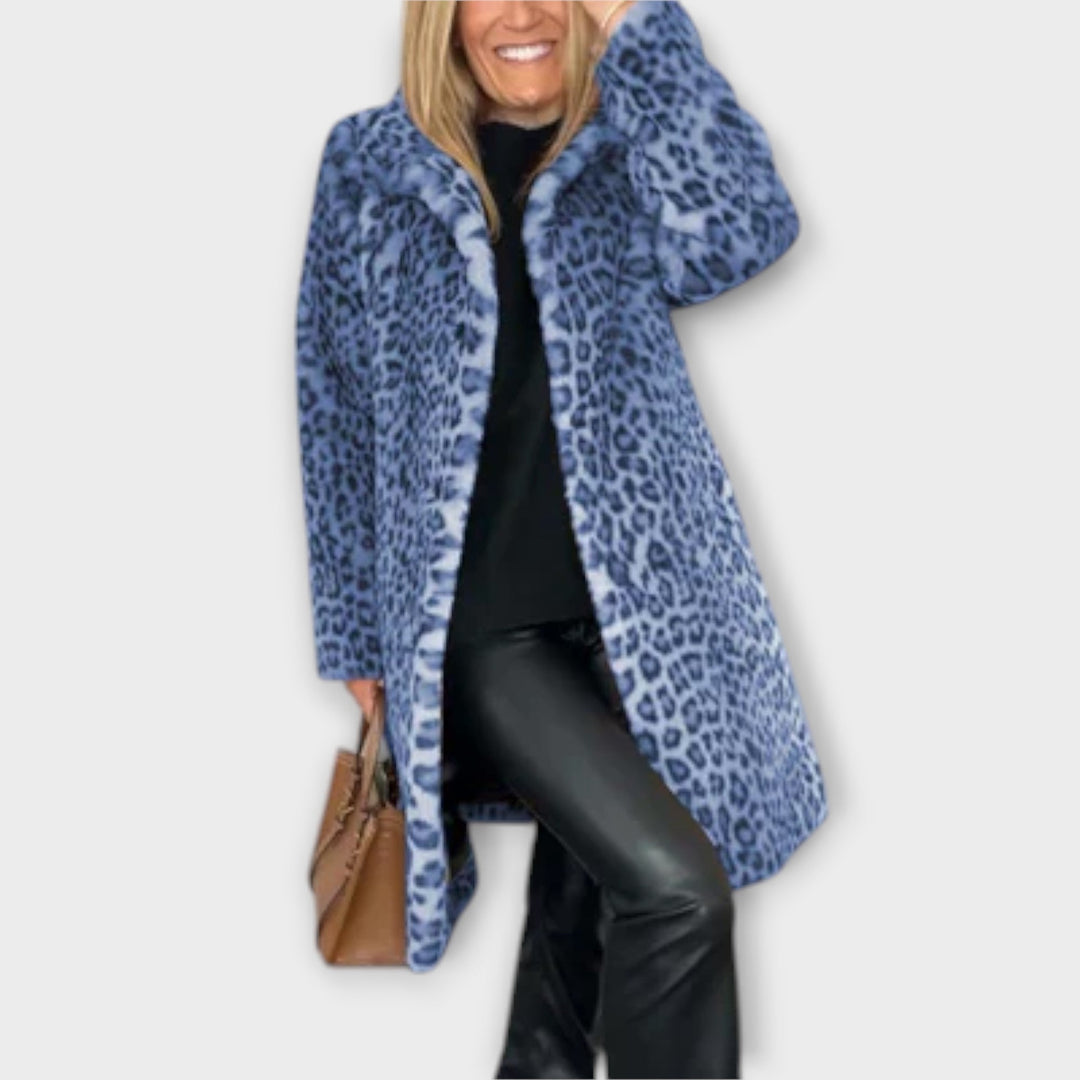 Amara | Leopárdmintás kabát meleg elegancia