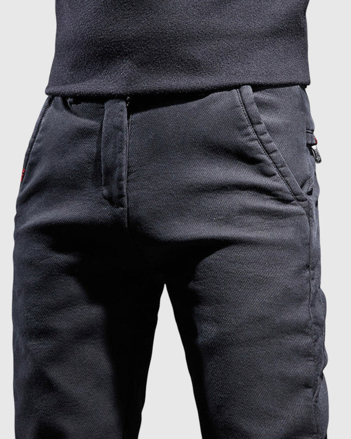 Krisztián | Slim Fit férfi pamutnadrág