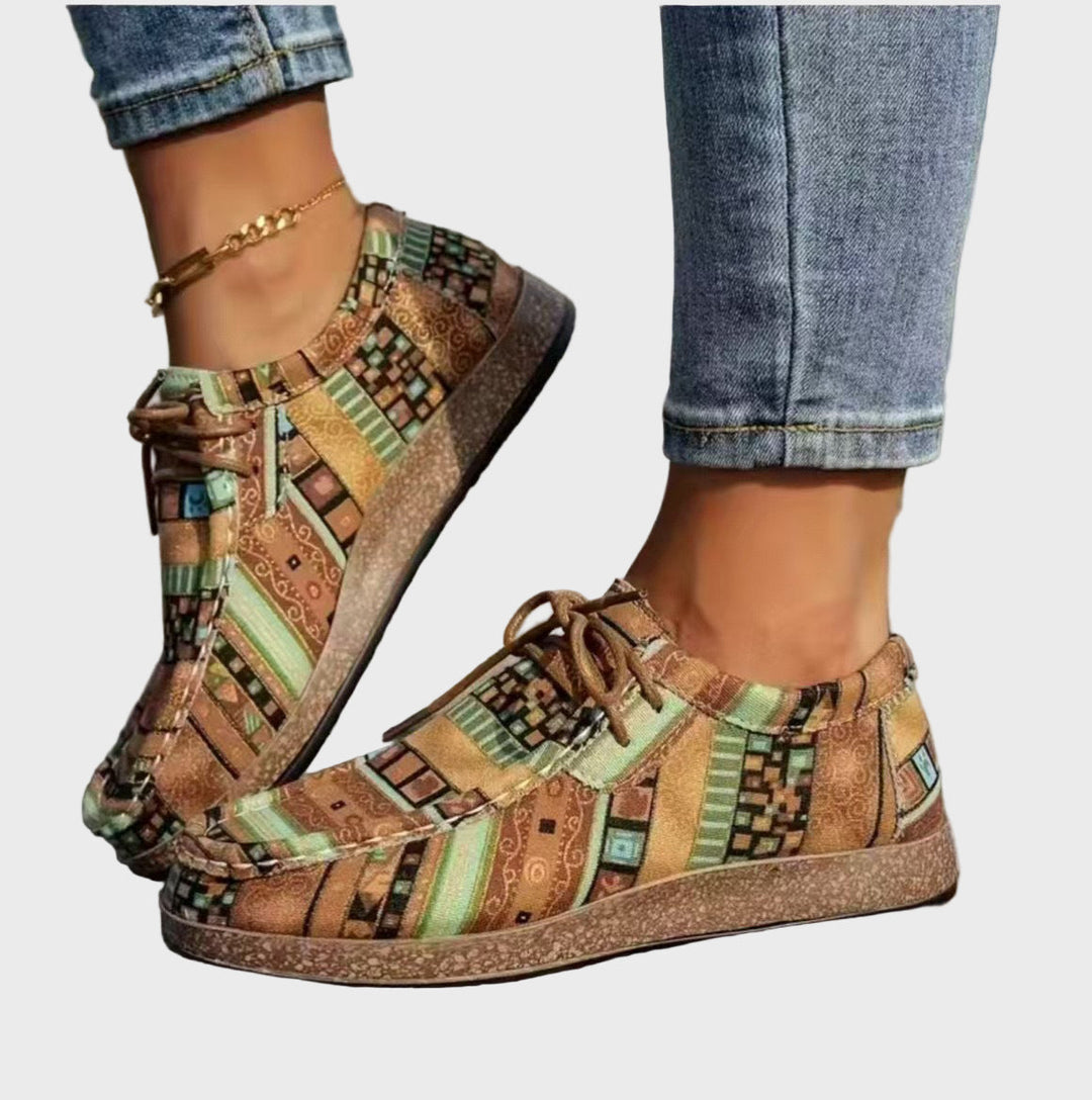 Helga | Színes patchwork kényelmes cipők