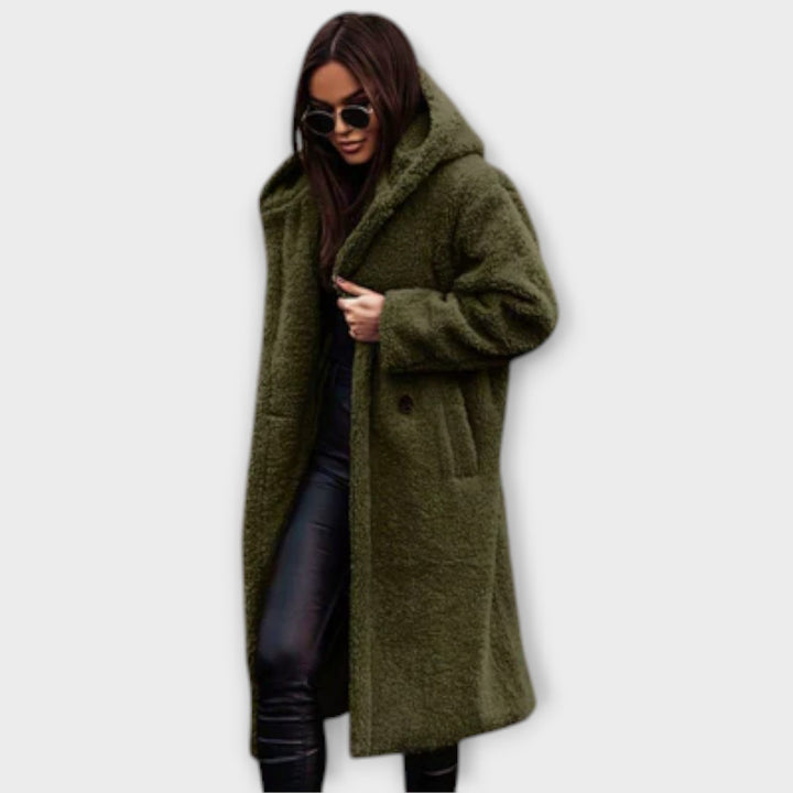 Jennifer | Luxus kapucnis gyapjú kabát