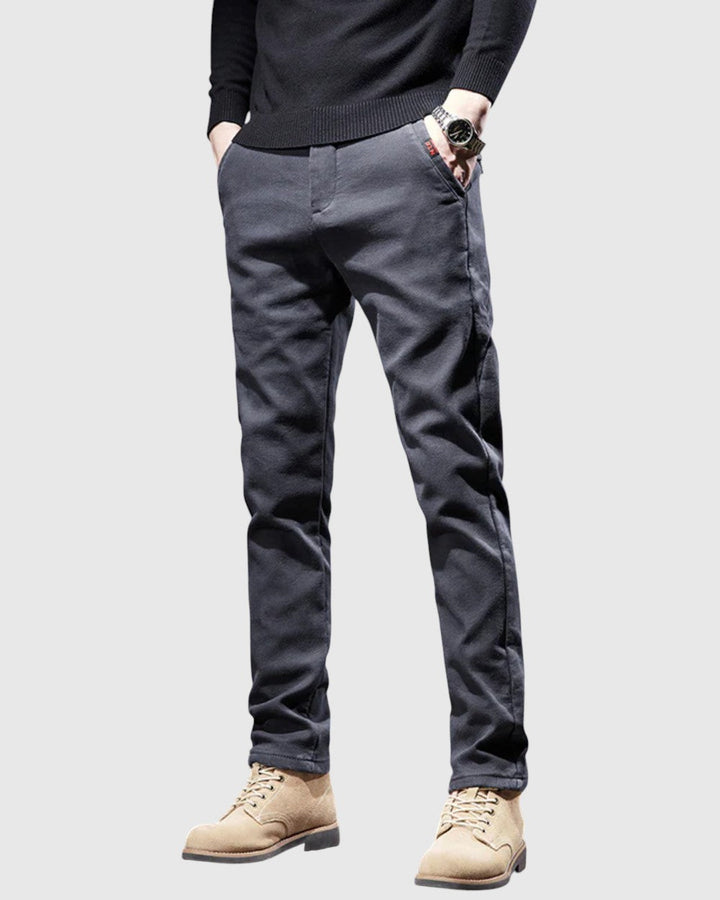 Krisztián | Slim Fit férfi pamutnadrág