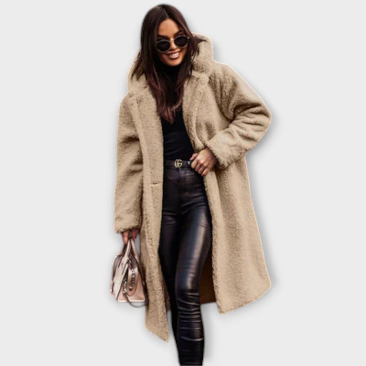 Jennifer | Luxus kapucnis gyapjú kabát