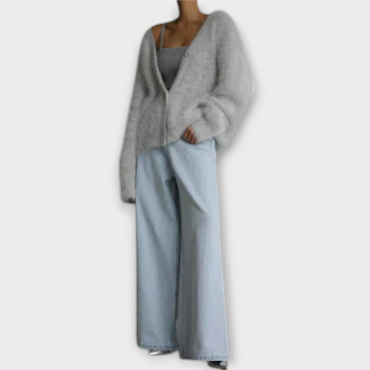 Dália | Kényelmes oversized kötött kardigán