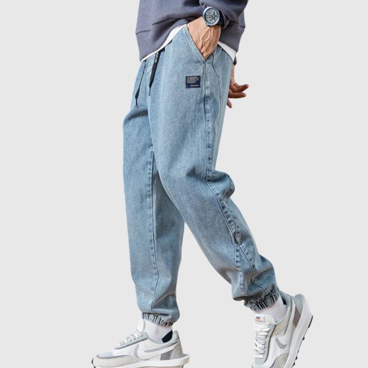 Kíra | Elegáns jogger farmer anyagból