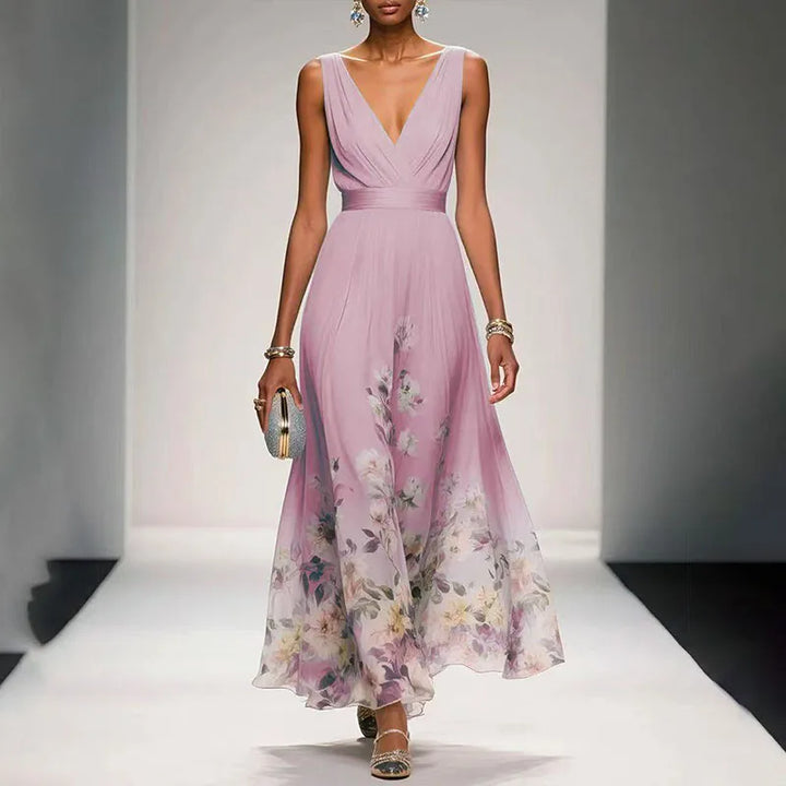 Arabella | Rochie Maxi Florală Fluidă