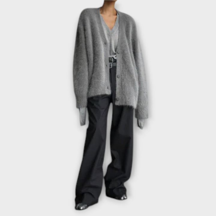 Dália | Kényelmes oversized kötött kardigán