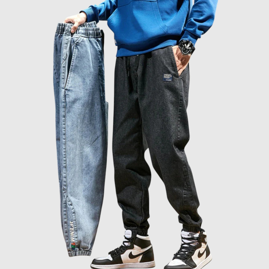 Kíra | Elegáns jogger farmer anyagból