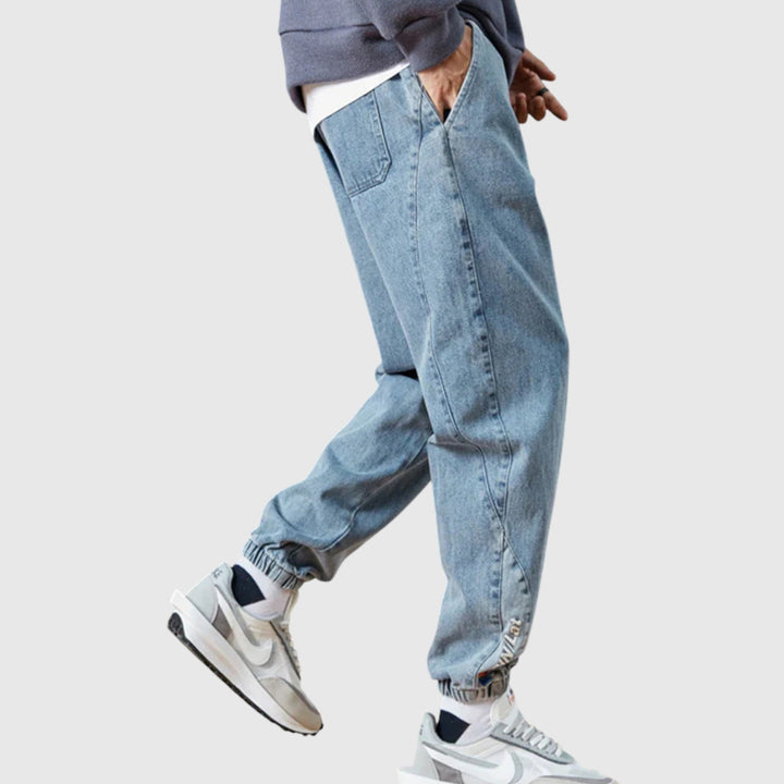 Kíra | Elegáns jogger farmer anyagból