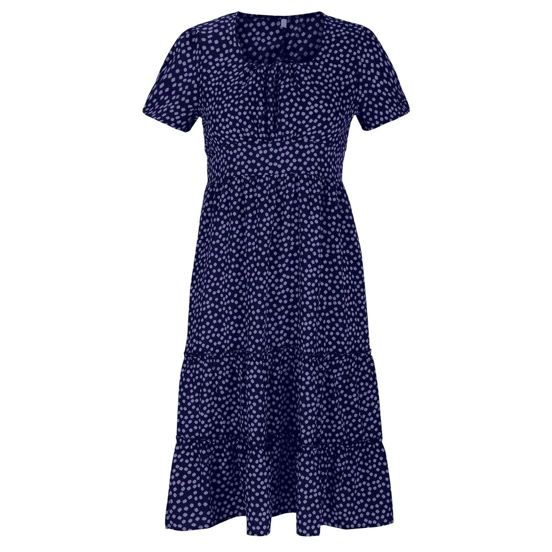 Julia | Rochie midi cu imprimeu floral