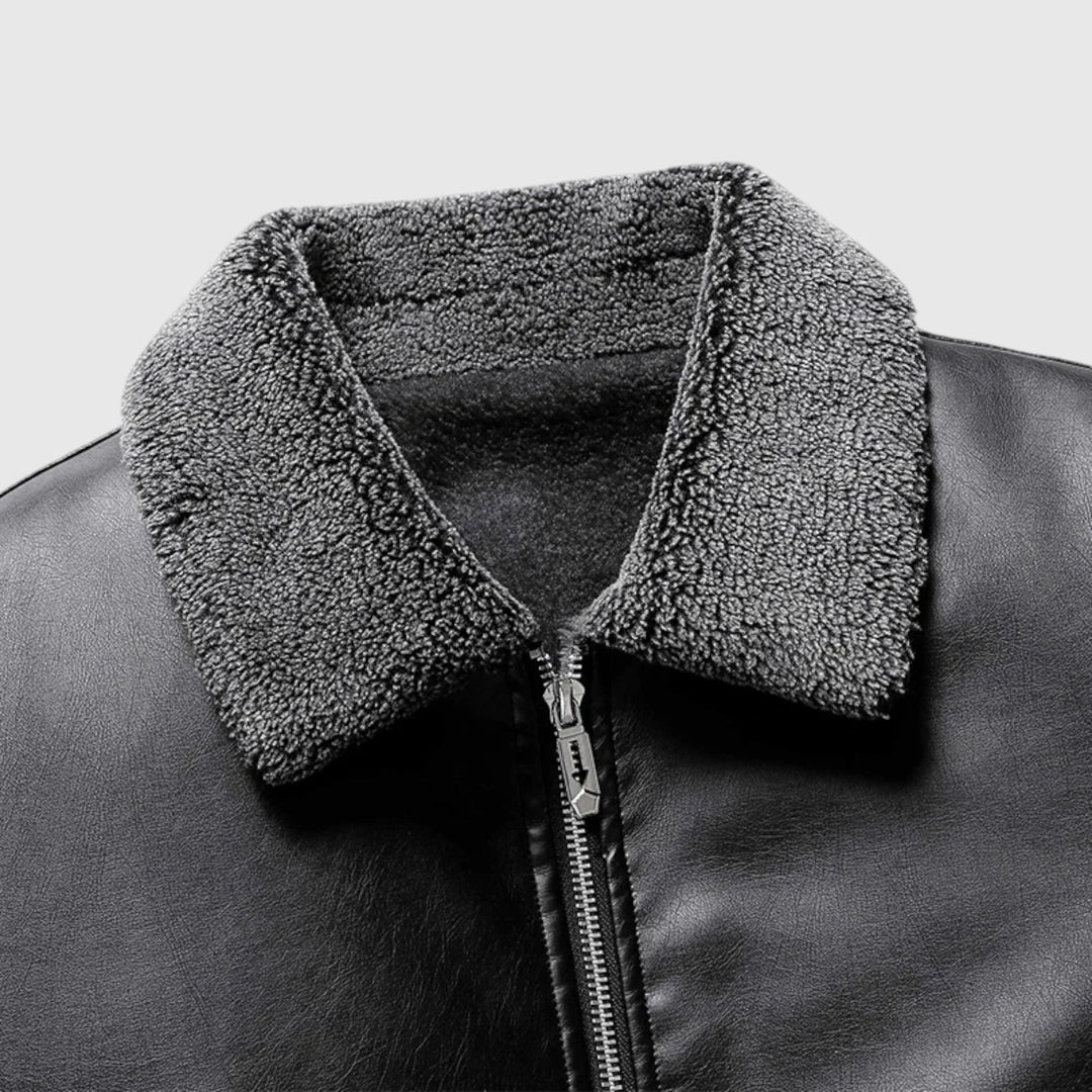 Róza | Férfi bőrkabát örök elegancia