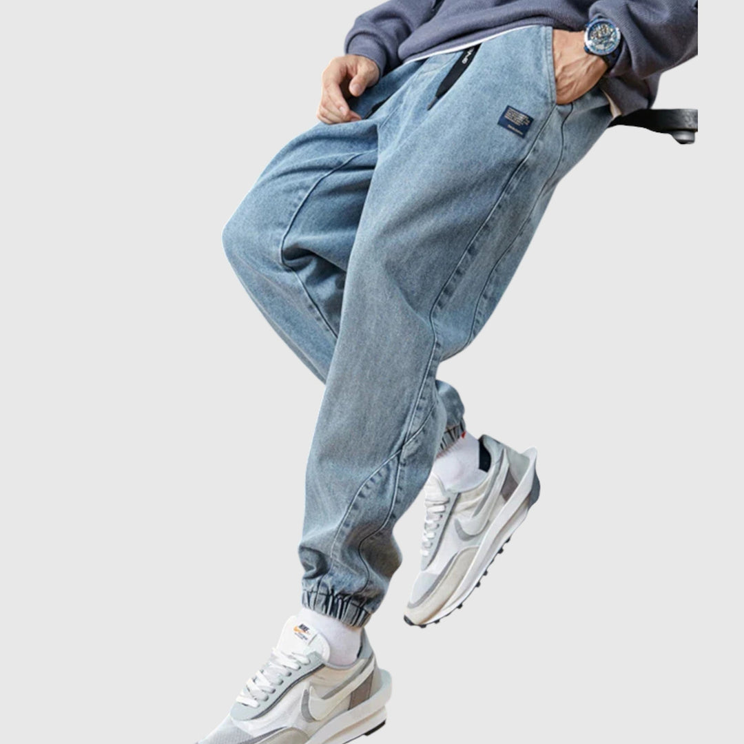 Kíra | Elegáns jogger farmer anyagból