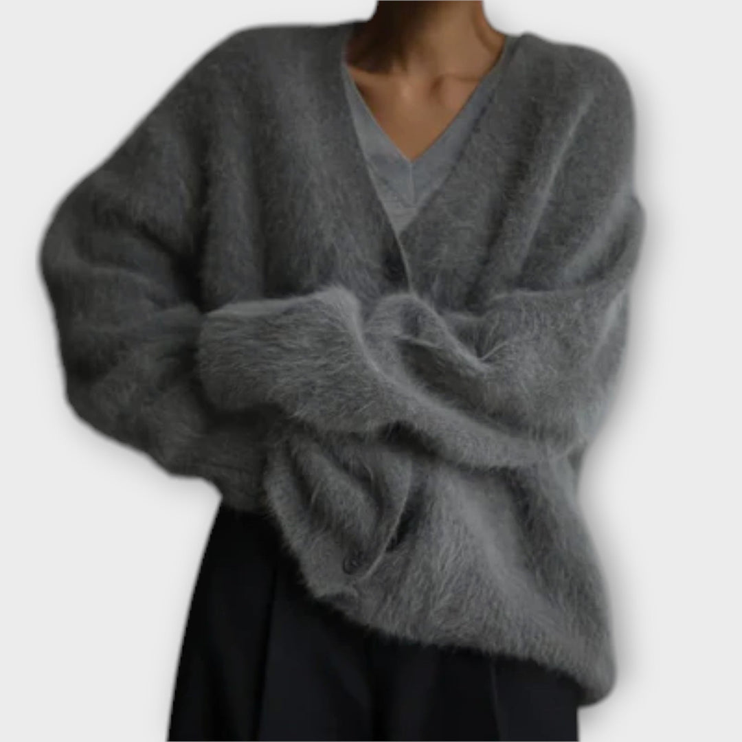 Dália | Kényelmes oversized kötött kardigán
