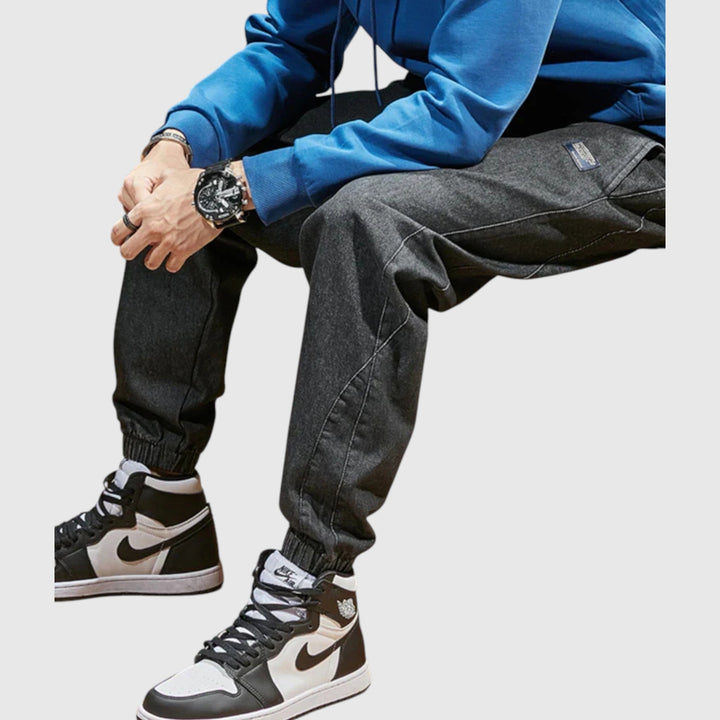 Kíra | Elegáns jogger farmer anyagból
