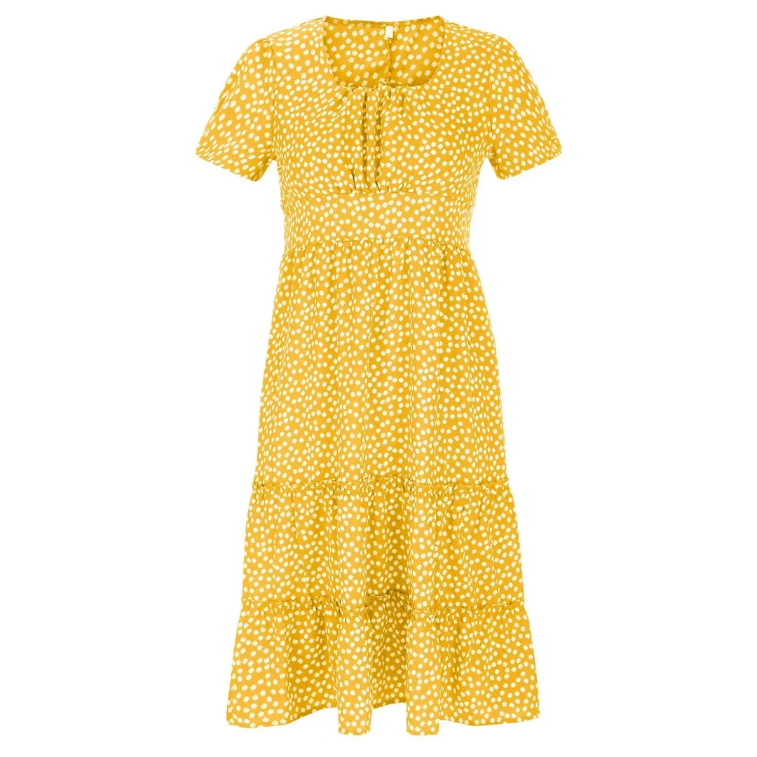 Julia | Rochie midi cu imprimeu floral
