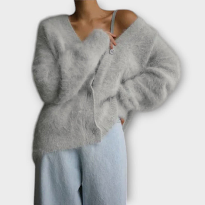 Dália | Kényelmes oversized kötött kardigán